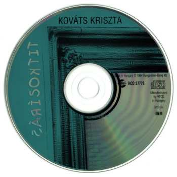 CD Kováts Kriszta: Titkosírás