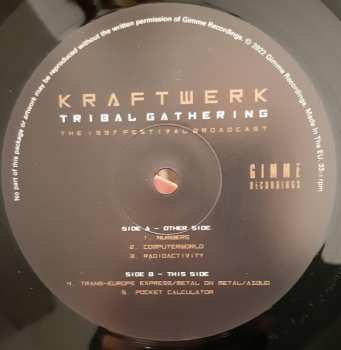 2LP Kraftwerk: Tribal Gathering (The 1997 Festival Broadcast) 435178