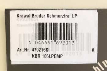LP Krawallbrüder: -Schmerzfrei- LTD | CLR 346204