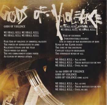 CD Kreator: Gods Of Violence 14281