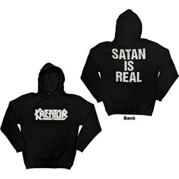 Merch Kreator: Kreator Unisex Pullover Hoodie: Satan Is Real (back Print) (x-large) XL