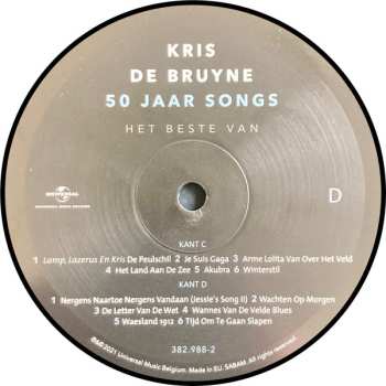 2LP Kris De Bruyne: 50 Jaar Songs (Het Beste Van) LTD | NUM 491537