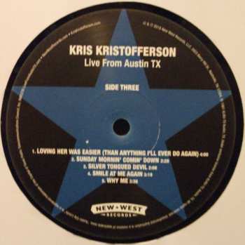 2LP Kris Kristofferson: Live From Austin TX 21154