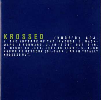 CD Kris Kross: Totally Krossed Out 372849