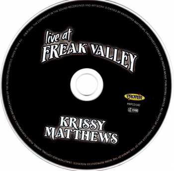 CD Krissy Matthews Band: Live At Freak Valley 326223