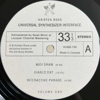 LP Kristen Roos: Universal Synthesizer Interface Volume One LTD 469514