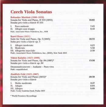 CD Kristina Fialová: Czech Viola Sonatas 8460