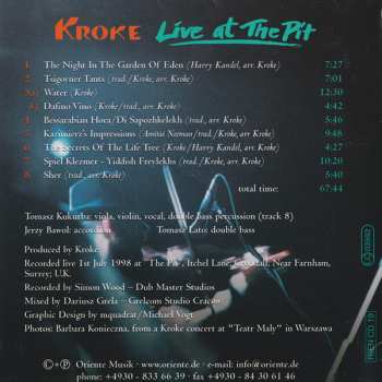 CD Kroke: Live At The Pit 319906