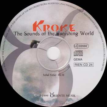 CD Kroke: The Sounds Of The Vanishing World 155163