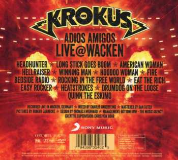 CD/DVD Krokus: Adios Amigos Live@Wacken 1190