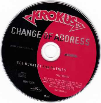 CD Krokus: Change Of Address 391452