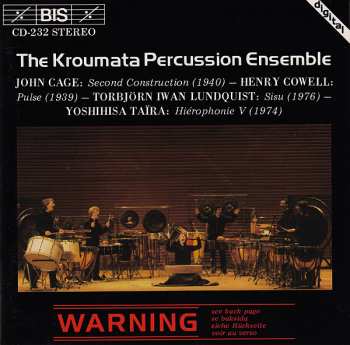 Album Kroumata Percussion Ensemble: Second Construction (1940) ─ Pulse (1939) ─ Sisu (1976) ─ Hiérophonie V (1974)