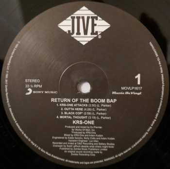 2LP KRS-One: Return Of The Boom Bap LTD 30284