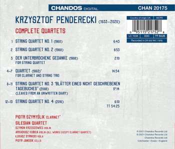 CD Krzysztof Penderecki: Complete Quartets 437179