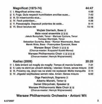 CD Krzysztof Penderecki: Magnificat - Kadisz 175787