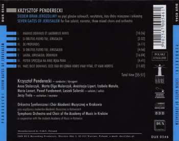 CD Krzysztof Penderecki: Seven Gates Of Jerusalem 316118