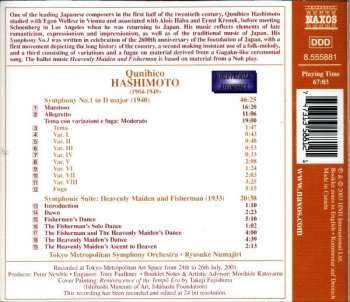 CD Kunihiko Hashimoto: Symphony No. 1 In D. Symphonic Suite "Heavenly Maiden And Fisherman". 186920