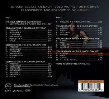 2CD Kuniko Kato: Bach: Solo Works For Marimba 318823