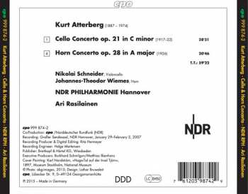 CD Kurt Atterberg: Cello Concerto • Horn Concerto 189380