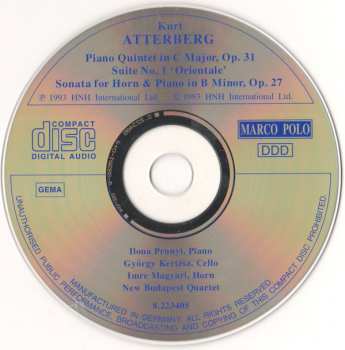 CD Kurt Atterberg: Chamber Music Vol. 2 515055