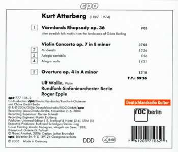 CD Kurt Atterberg: Violin Concerto・Concert Overture 153613