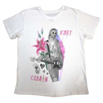 Merch Kurt Cobain: Kurt Cobain Unisex T-shirt: Flower (large) L