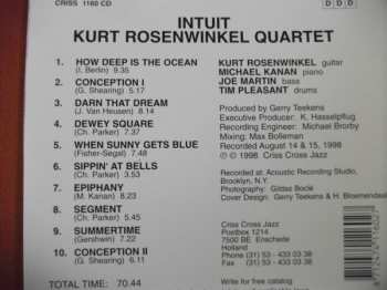 CD Kurt Rosenwinkel Quartet: Intuit 362411