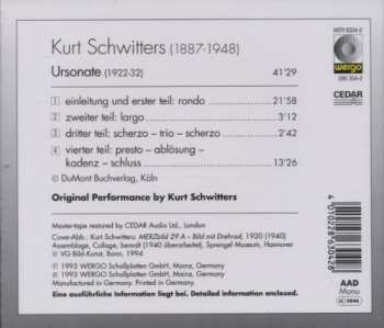 CD Kurt Schwitters: Ursonate 524658