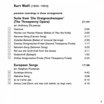CD Kurt Weill: From Berlin To Broadway 318572