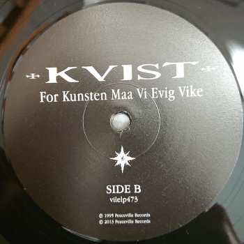 LP Kvist: For Kunsten Maa Vi Evig Vike LTD 89178