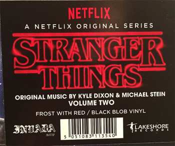 2LP Kyle Dixon: Stranger Things - Volume Two (A Netflix Original Series) CLR 143836