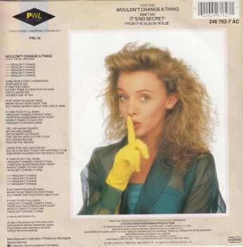 SP Kylie Minogue: Wouldn't Change A Thing