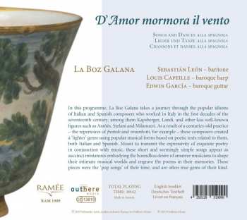 CD La Boz Galana: D'Amor Mormora Il Vento 339797