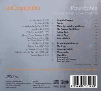 CD La Cappella: Raunächte: The Twelve Nights After Christmas 308094