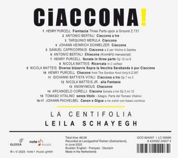 CD La Centifolia: Ciaccona! 409045