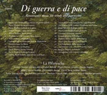 CD La Pifarescha: Di Guerra E Di Pace - Renaissance Music For Winds And Percussion 524286