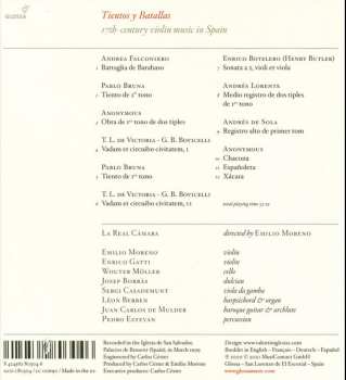CD La Real Cámara: Tientos y Batallas - 17th-century Violin Music In Spain 313995