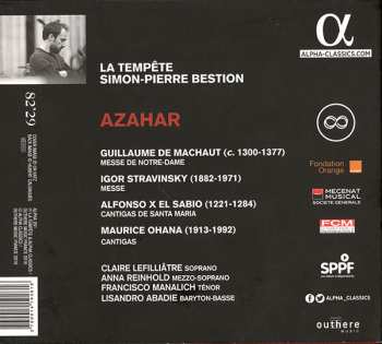 CD La Tempête: Azahar 179085
