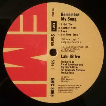 LP Labi Siffre: Remember My Song 386275