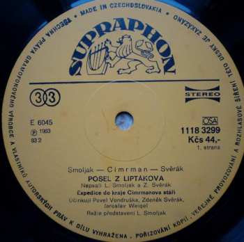 LP Ladislav Smoljak: Posel Z Liptákova 52789