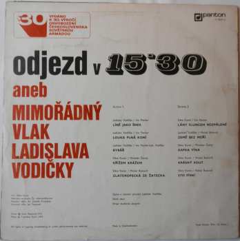 LP Ladislav Vodička: Odjezd V 15'30 Aneb Mimořádný Vlak Ladislava Vodičky 524376