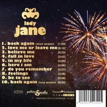 CD Lady Jane: Back Again 285419