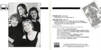 CD Pyotr Ilyich Tchaikovsky: Tchaikovsky: String Quartet No.1, Op.11 / Shostakovich: Prelude And Fugue No.1, Op.87 & Prelude And Fugue No.15, Op.87, String Quartet No.8, Op.110