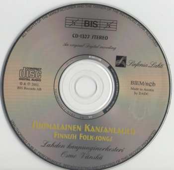 CD Lahti Symphony Orchestra: Suomalainen Kansanlaulu (Finnish Folk-Songs) 448931