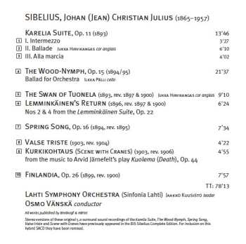 SACD Lahti Symphony Orchestra: The Sound Of Sibelius 489199