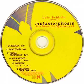 CD Lalo Schifrin: Metamorphosis (Jazz Meets The Symphony #4) 261676