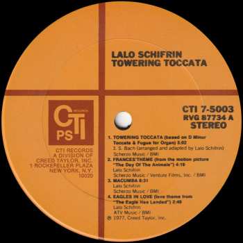 LP Lalo Schifrin: Towering Toccata