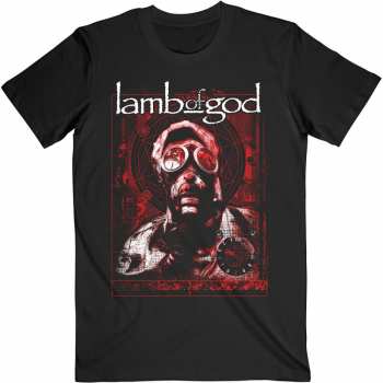 Merch Lamb Of God: Tričko Gas Masks Waves  L