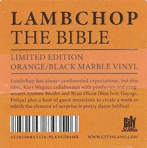 2LP Lambchop: The Bible LTD | CLR 394231