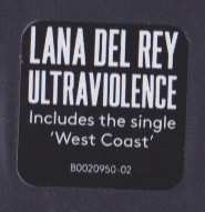 2LP Lana Del Rey: Ultraviolence 406676